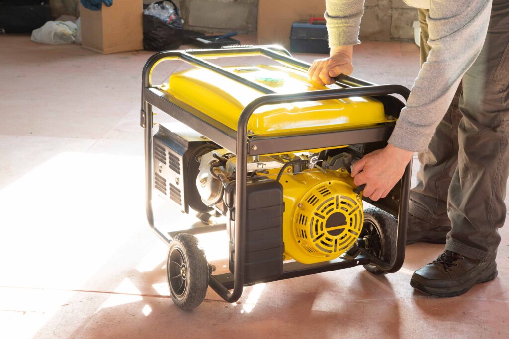 Portable gasoline generator